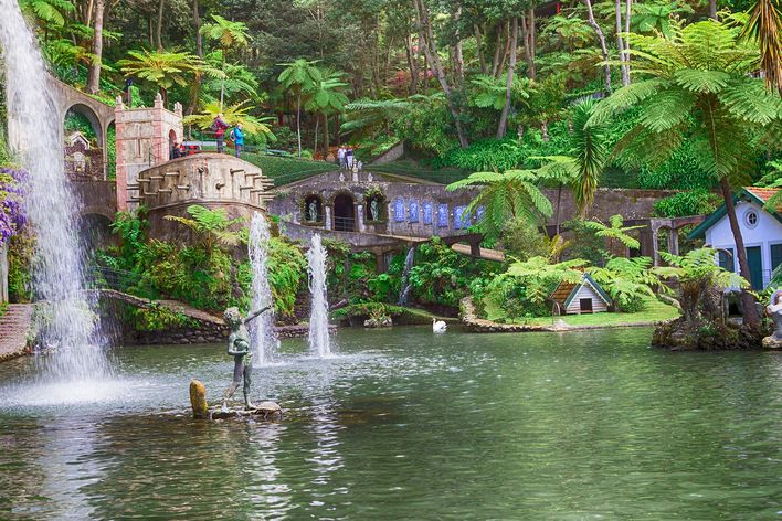 Tropischer Garten Monte Palace auf Madeira