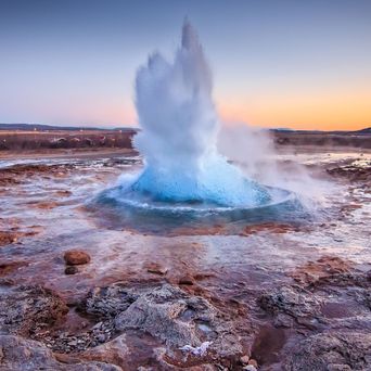 Geysir Strokkur in Island