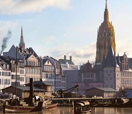Frankfurt im 19. Jahrhundert mit TimeRide