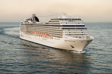 MSC Magnifica auf hoher See