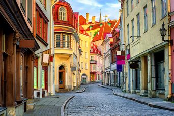 Straße in Tallinns Altstadt