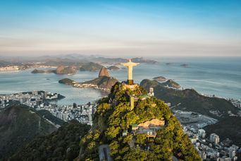 Blick über Rio de Janeiro in Brasilien