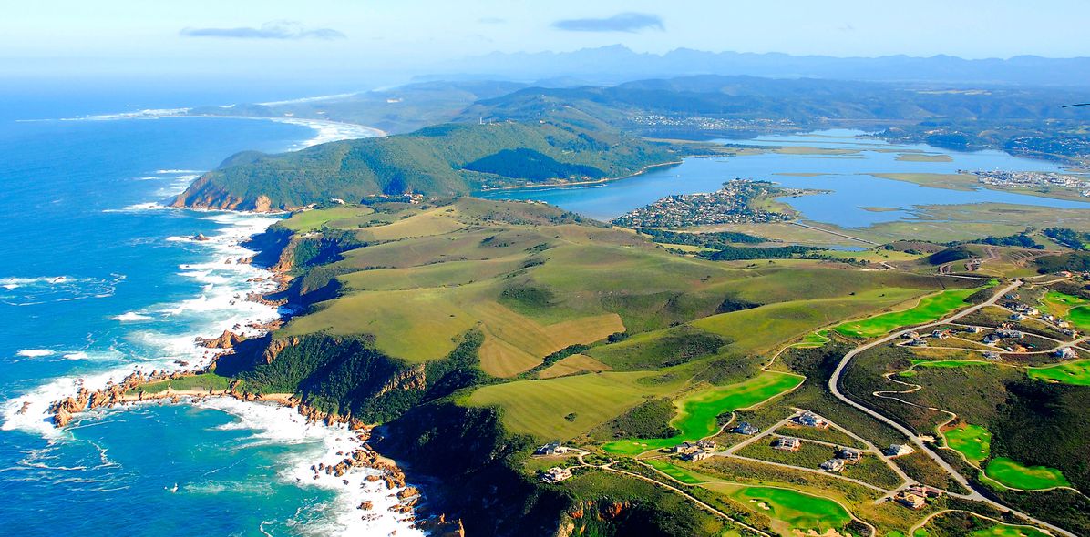 Luftaufnahme von Knysna
