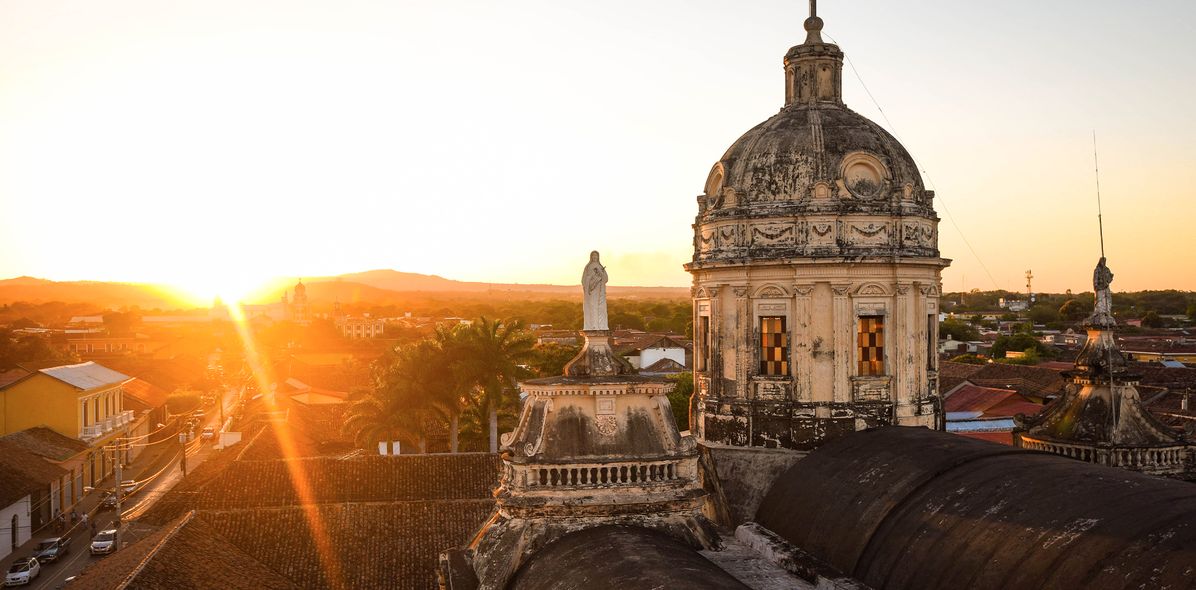 Blick auf Granada in Nicaragua