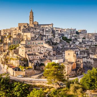 Blick auf Matera