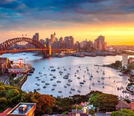 Blick über die Stadt Sydney