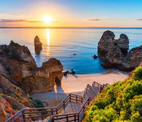Strand an der Algarve, Portugal