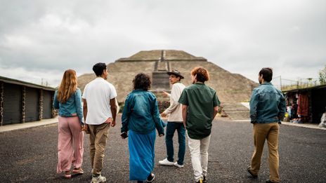 Kleine Gruppe in Mexiko