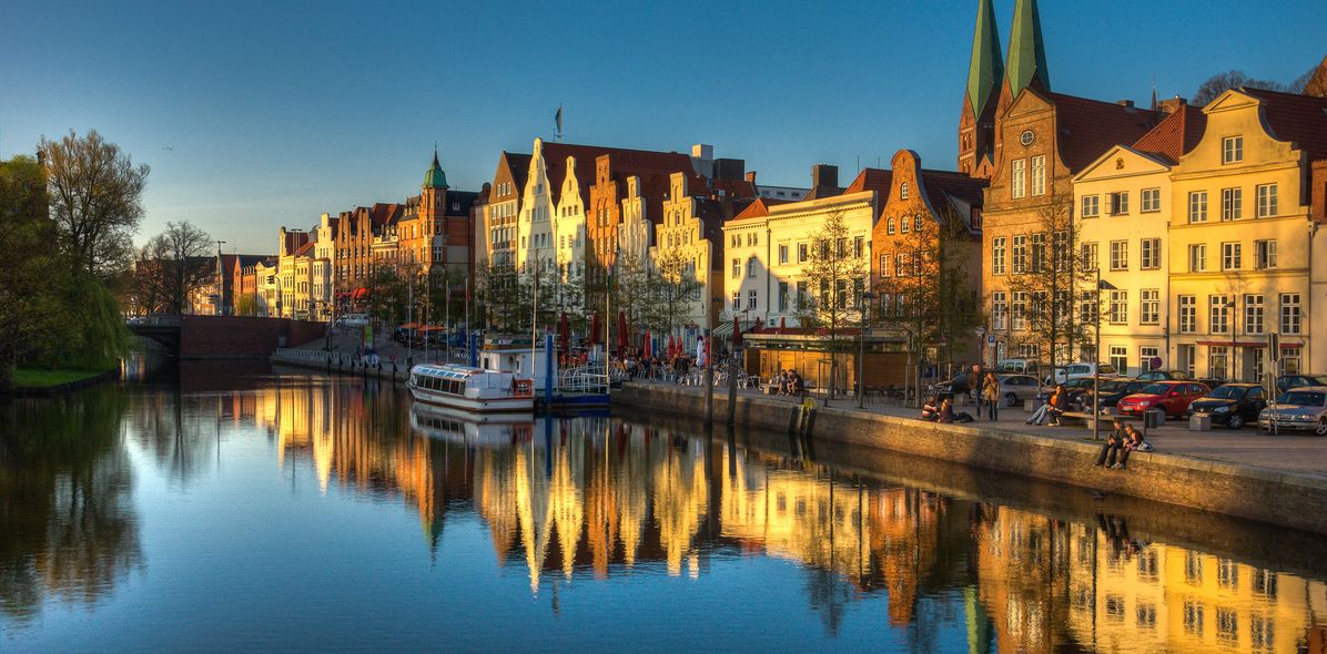 Blick auf Lübeck