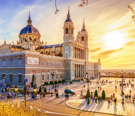 Kathedrale von Madrid in Spanien