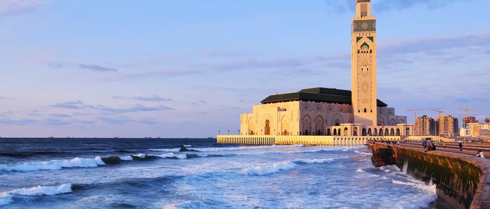 Moschee in Casablanca, Marokko