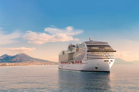 MSC Word Europa auf hoher See