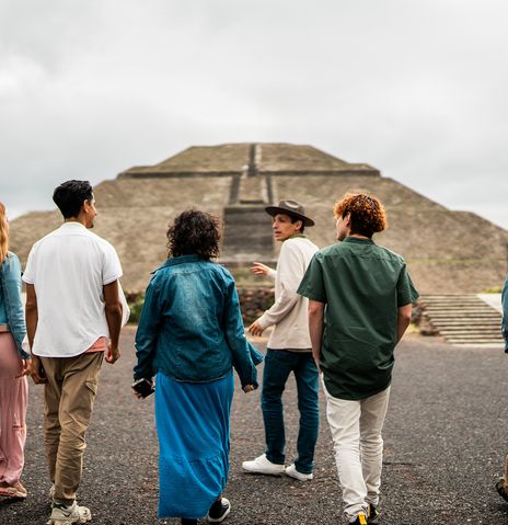 Kleine Gruppe in Mexiko