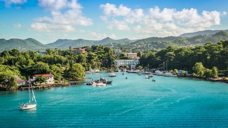 Karibik-Insel St. Lucia