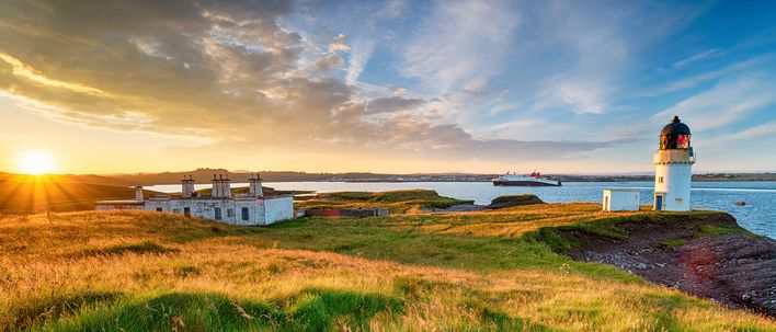 Leuchtturm in Schottland