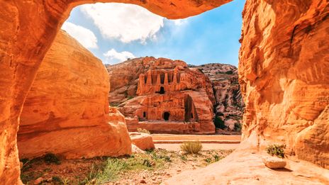 Felsenstadt Petra in Jordanien