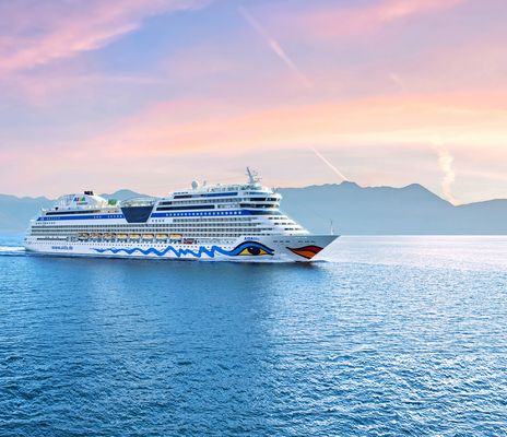 AIDAblu auf hoher See