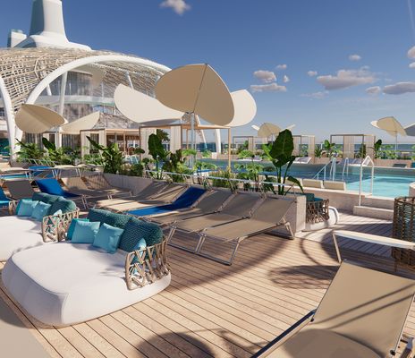 Mein Schiff Relax inTUItion Pooldeck