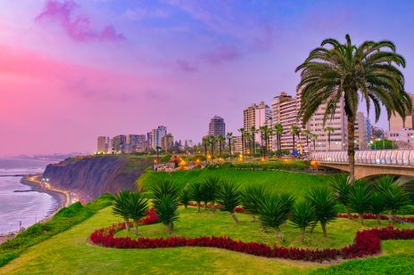 Strand in Lima in Peru