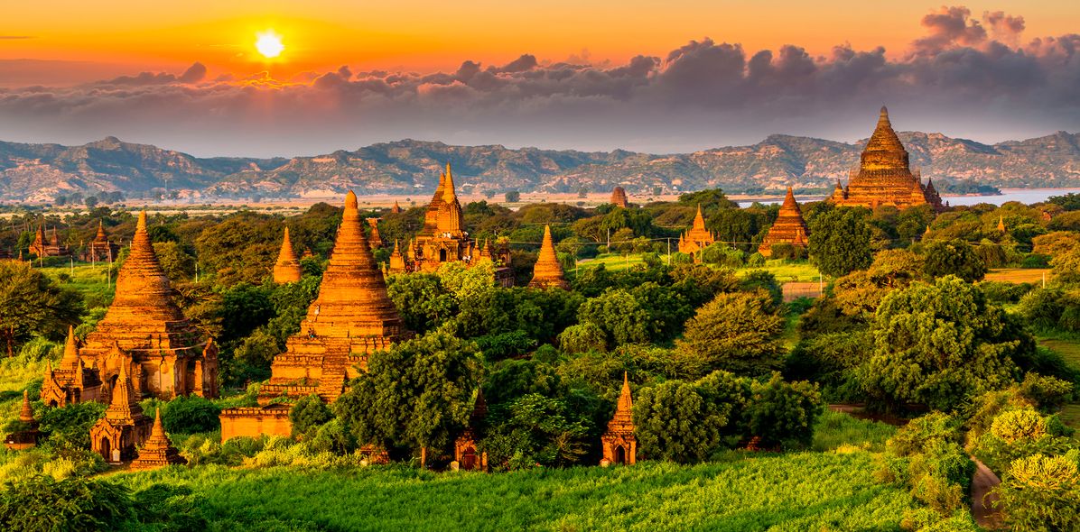 Tempelanlage Bagan in Myanmar