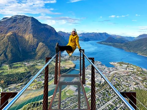 Mitarbeiterin Charline unterwegs in Norwegen