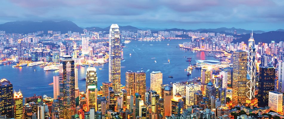 Skyline von Hongkong