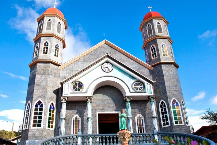 Kirche in Zarcero in Costa Rica