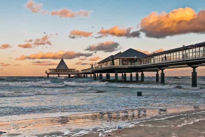Reiseführer, Deutschland, Ostsee, Ruegen, Meer, Steg
