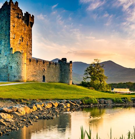 Schloss-Ruine in Irland