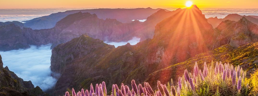 Sonnenuntergang auf Madeira