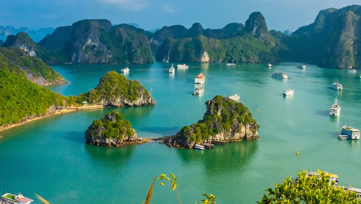 Halongbucht in Vietnam