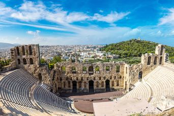 Amphitheater der Akropolis in Athen