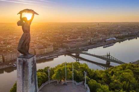 Blick auf die Donau in Budapest