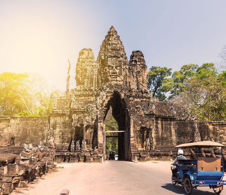 Angkor Thom Tor in Siem Reap