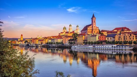 Blick auf Passau und die Donau