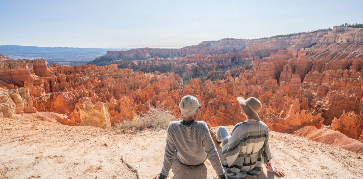 Paar am Bryce Canyon Nationalpark