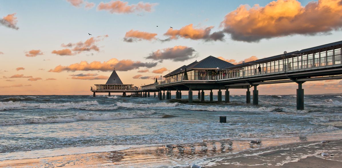 Seebrücke in Heringsdorf auf Usedom