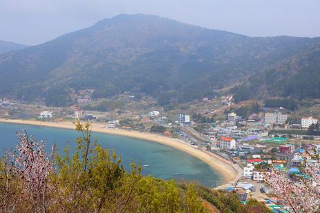 Blick auf die Stadt Geoje