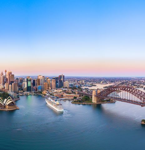 Kreuzfahrtschiff in Sydney