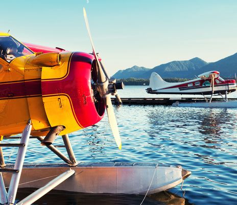 Wasserflugzeit in Alaska