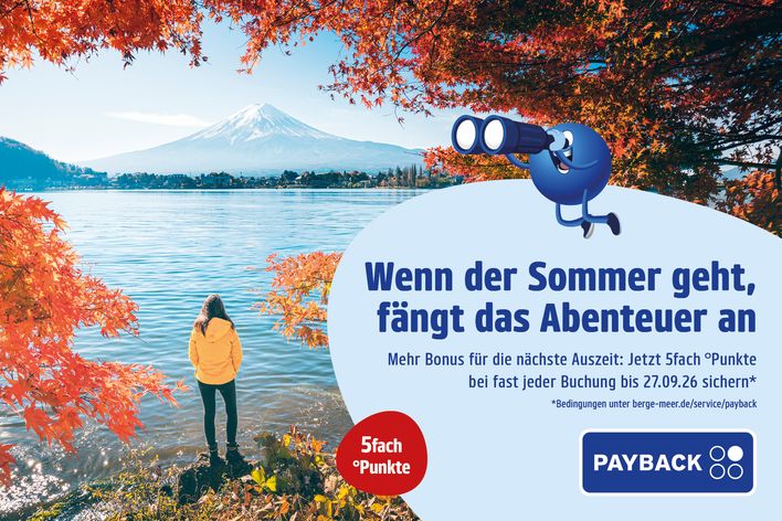 Payback Punkte bei Berge & Meer sichern