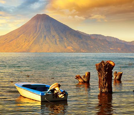 Atitlán-See in Guatemala