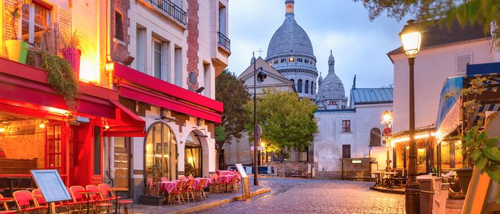 montmartre Viertel in Paris