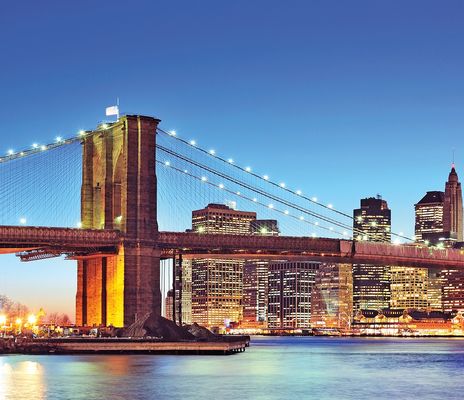 Brooklynbridge Lichter