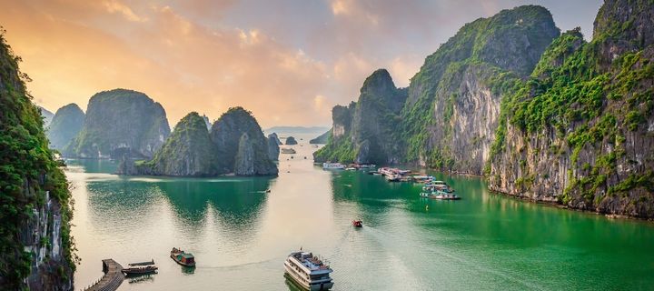 Halongbucht in Vietnam