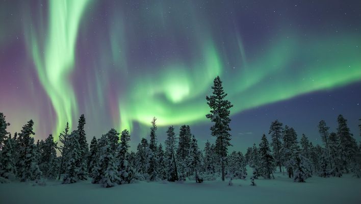 Nordlichter in Schweden