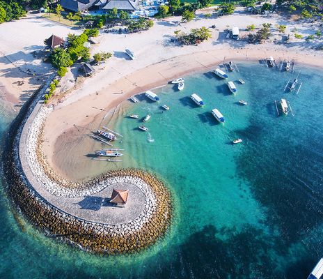 Blick auf Nusa Dua