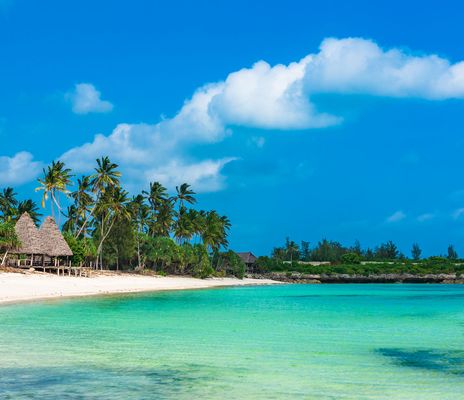 Strand auf der Insel Sansibar