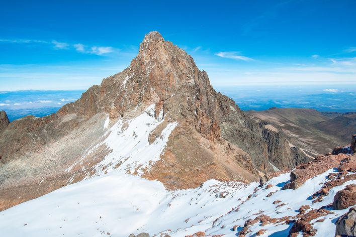 Mount Kenya in Kenia