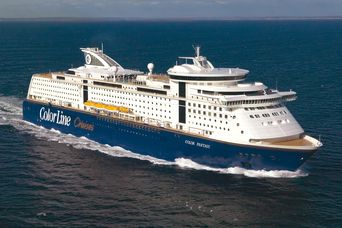 Ein Schiff von Color Line 